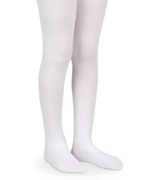 Microfiber Nylon Tights - White