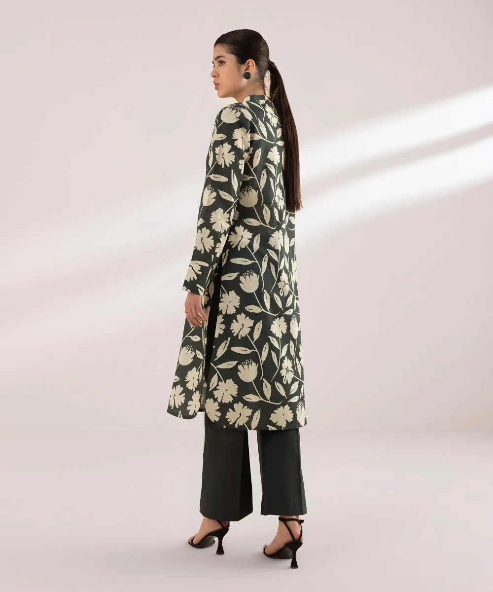 Monochrome '24-2 Piece - Printed Lawn Suit - 00U2Tbw24V43