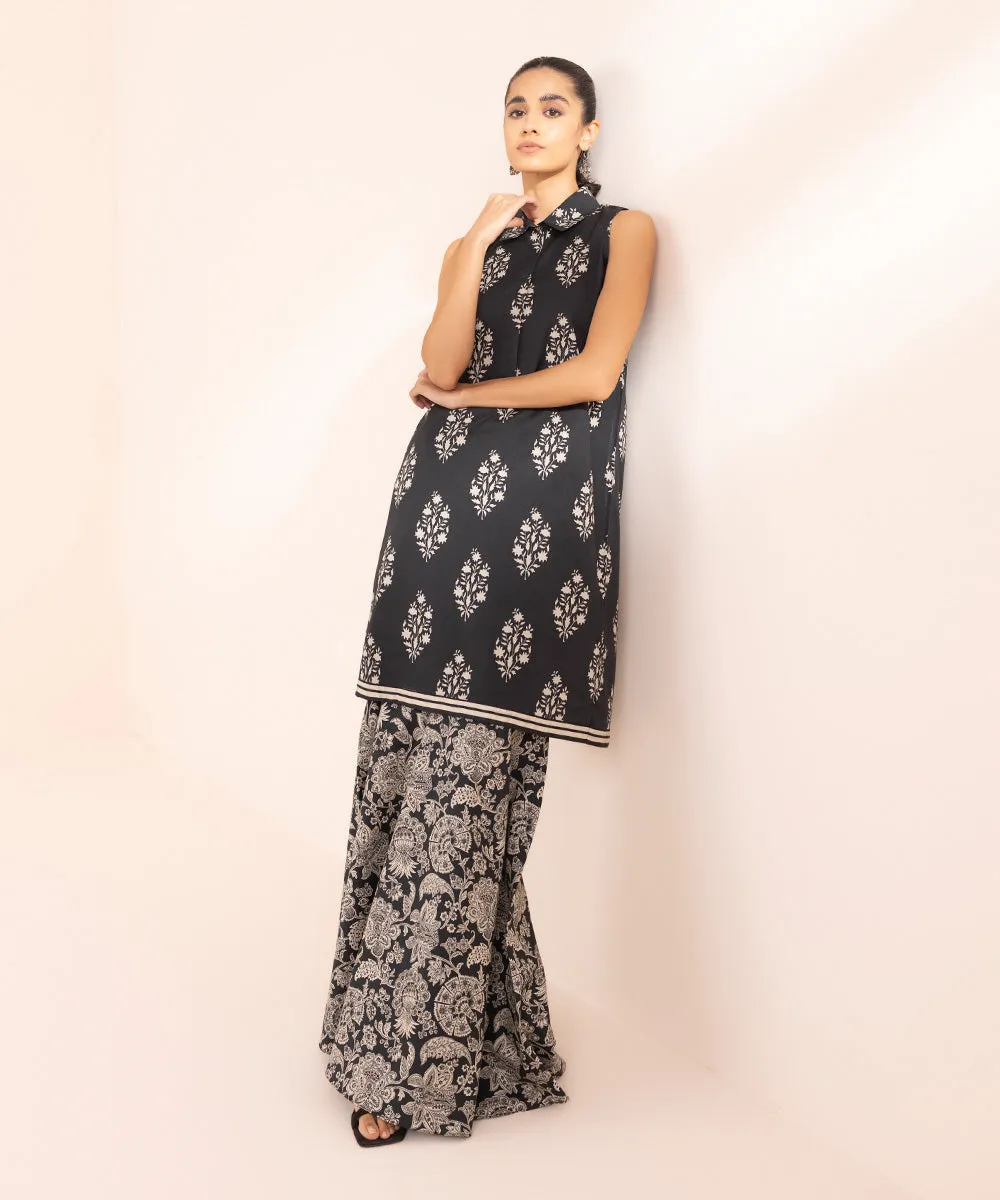 Monochrome '24-2 Piece - Printed Lawn Suit - 00U2Tdy24V45