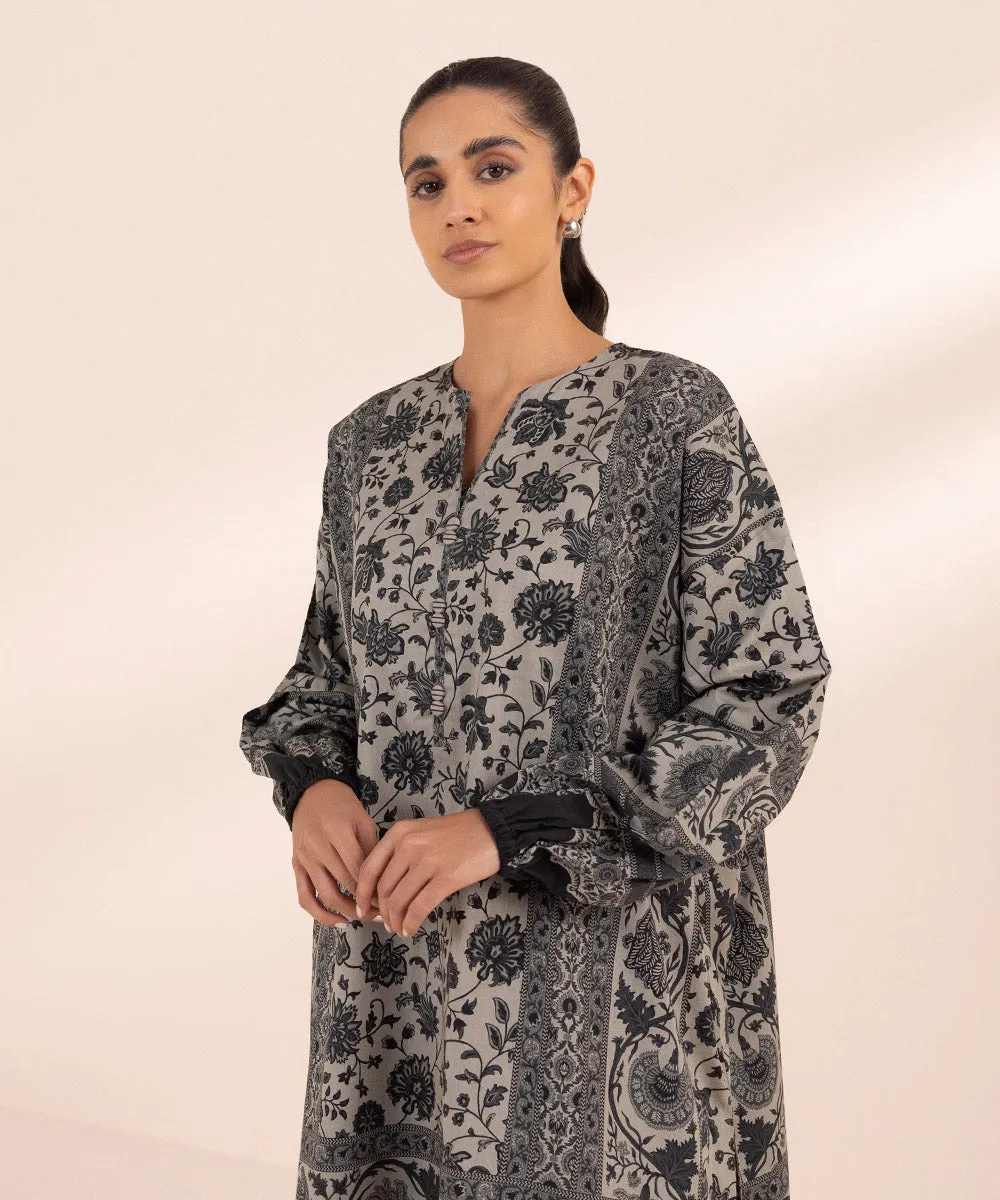 Monochrome '24-2 Piece - Printed Lawn Suit - 0U2Tdy24V419