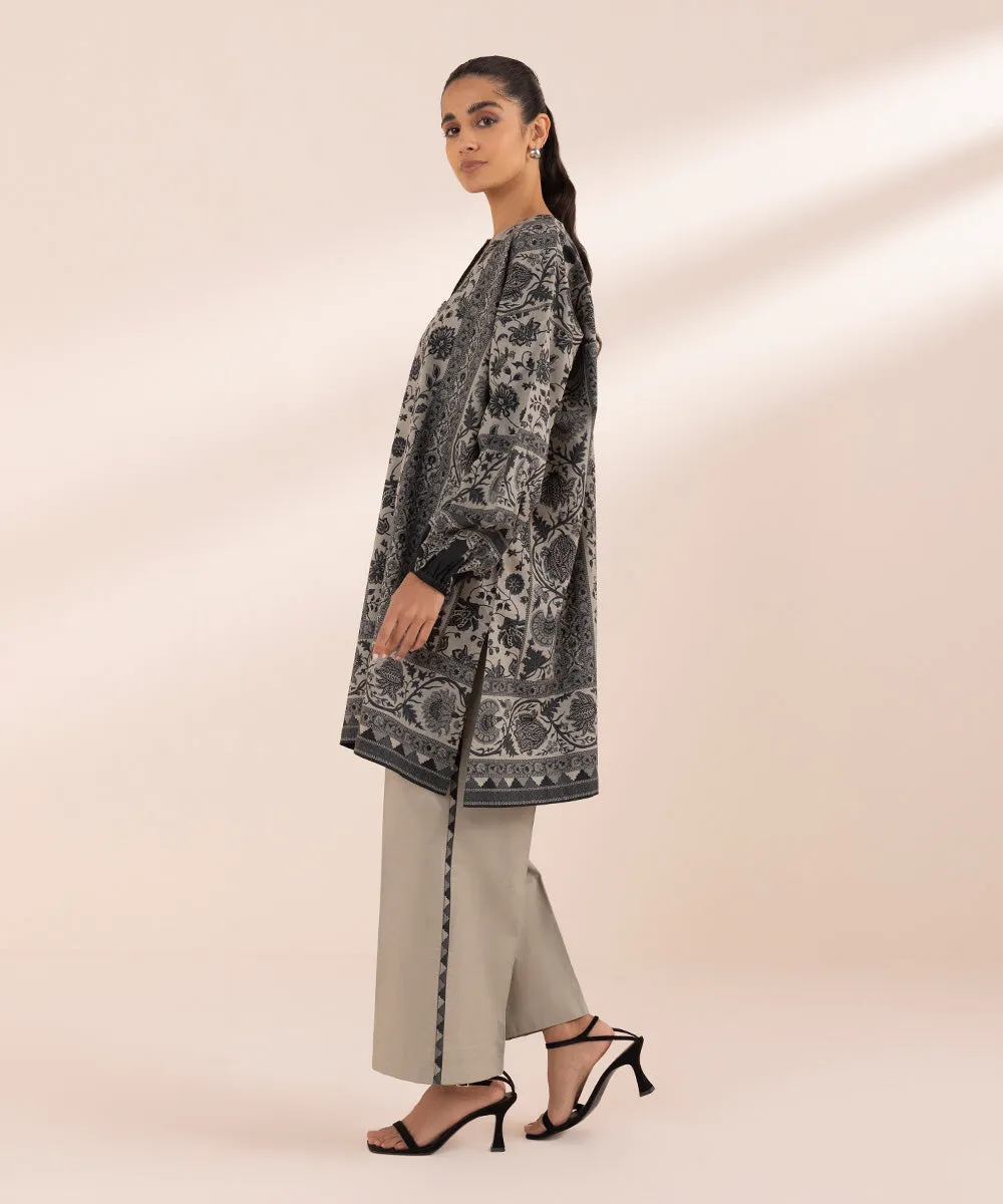 Monochrome '24-2 Piece - Printed Lawn Suit - 0U2Tdy24V419