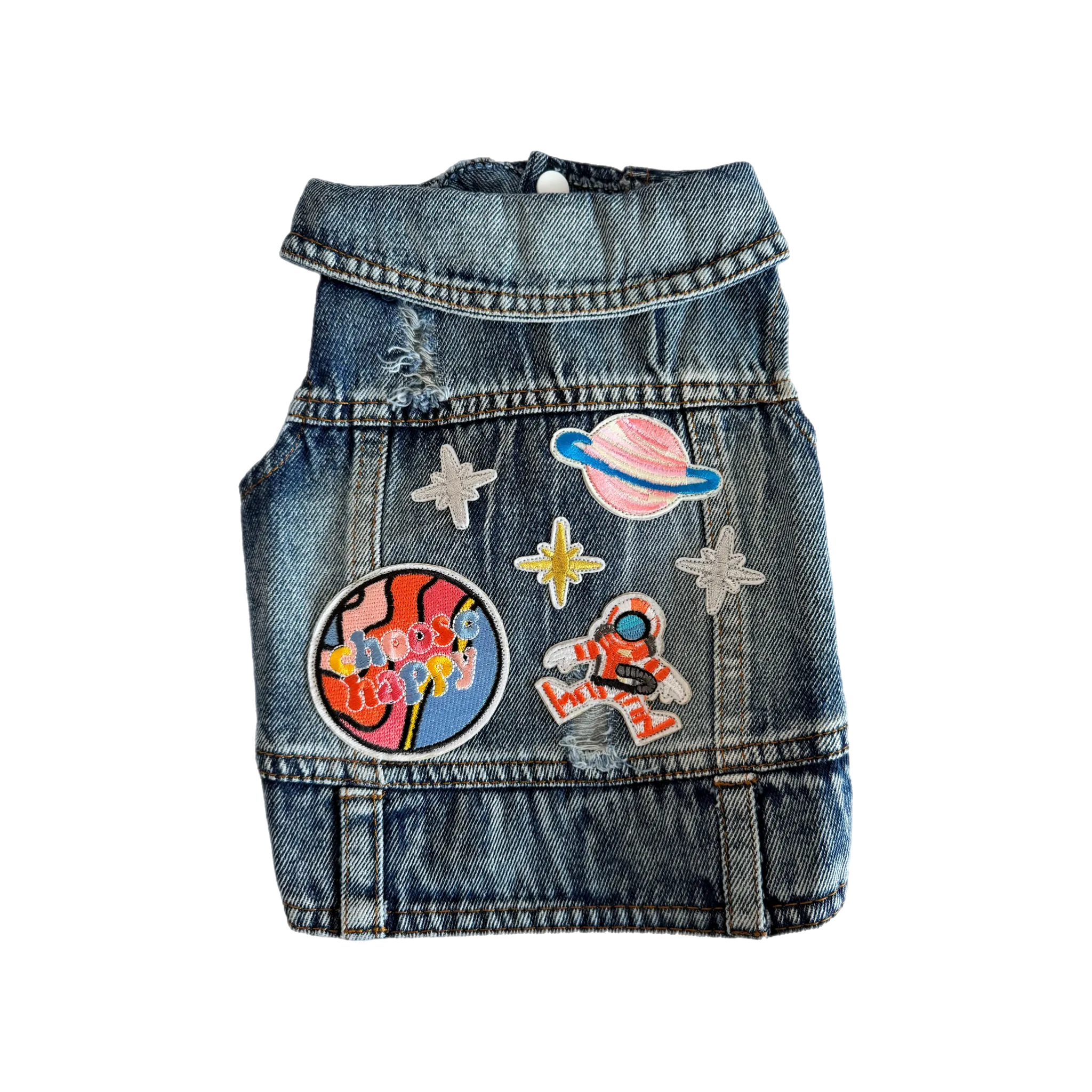 Outta Space Doggy Denim Vest