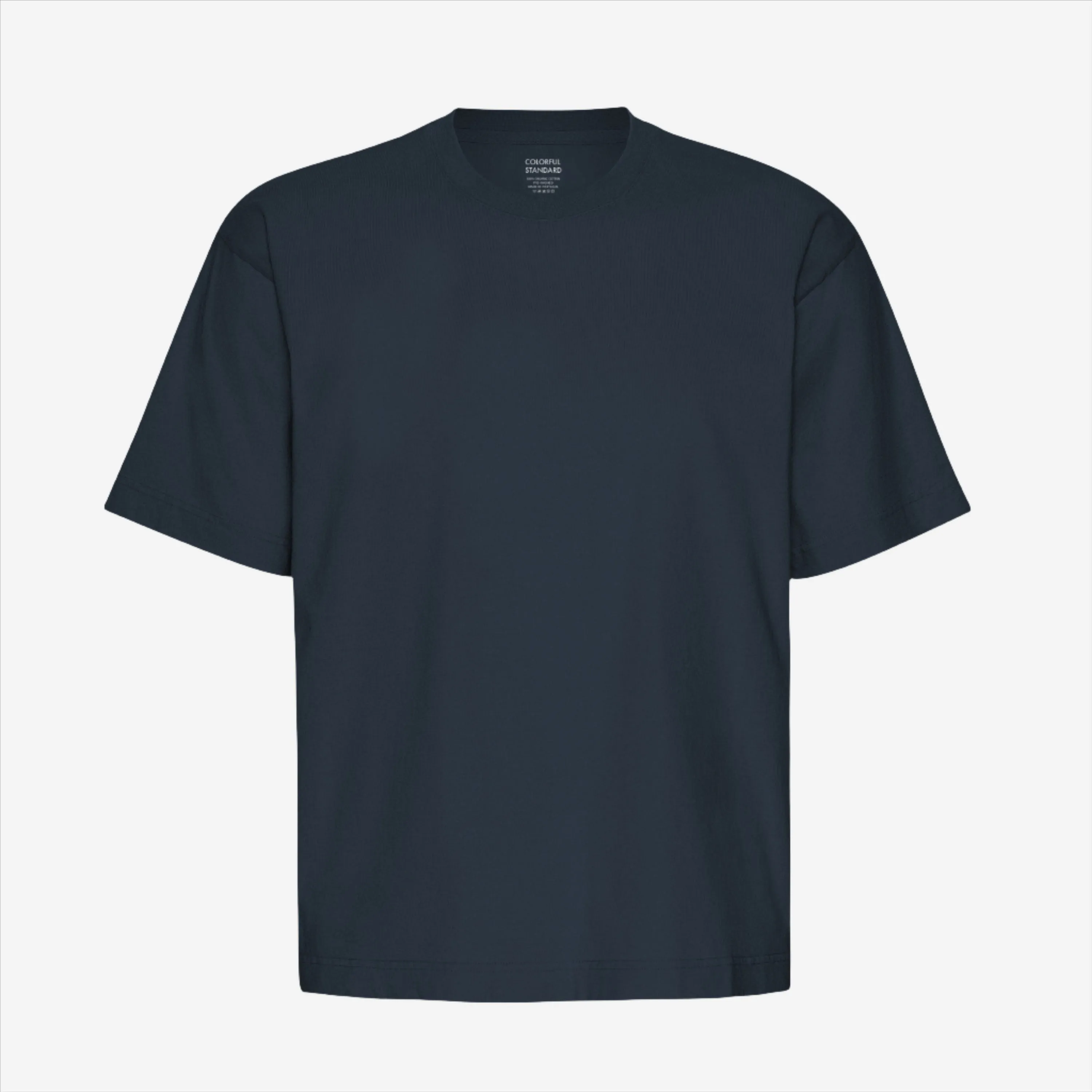 Oversized Organic T-Shirt - Navy Blue