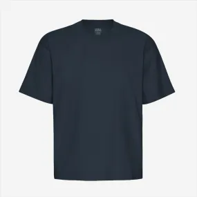 Oversized Organic T-Shirt - Navy Blue