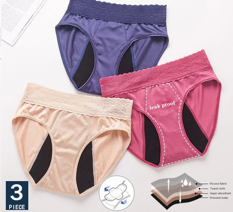 Pack de Culottes Menstruelles pour flux abondant