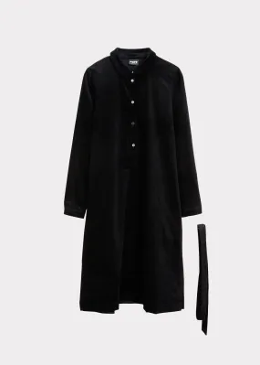 Papu Babycord Shirt Dress Black