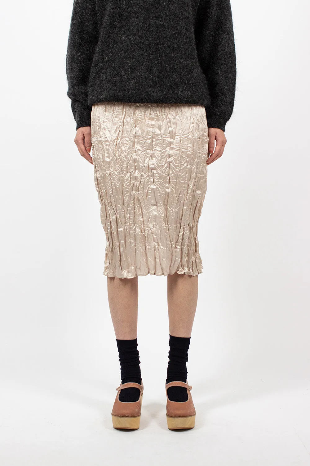 Pencil Skirt Pebble Beige