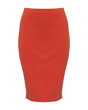 Pencil Skirt Red