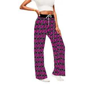 Pink Star Women Yoga Wide Leg Lounge Sweatpants