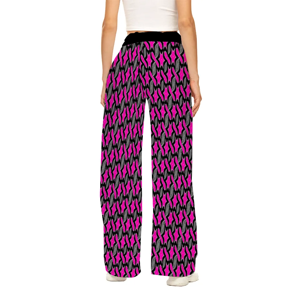 Pink Star Women Yoga Wide Leg Lounge Sweatpants