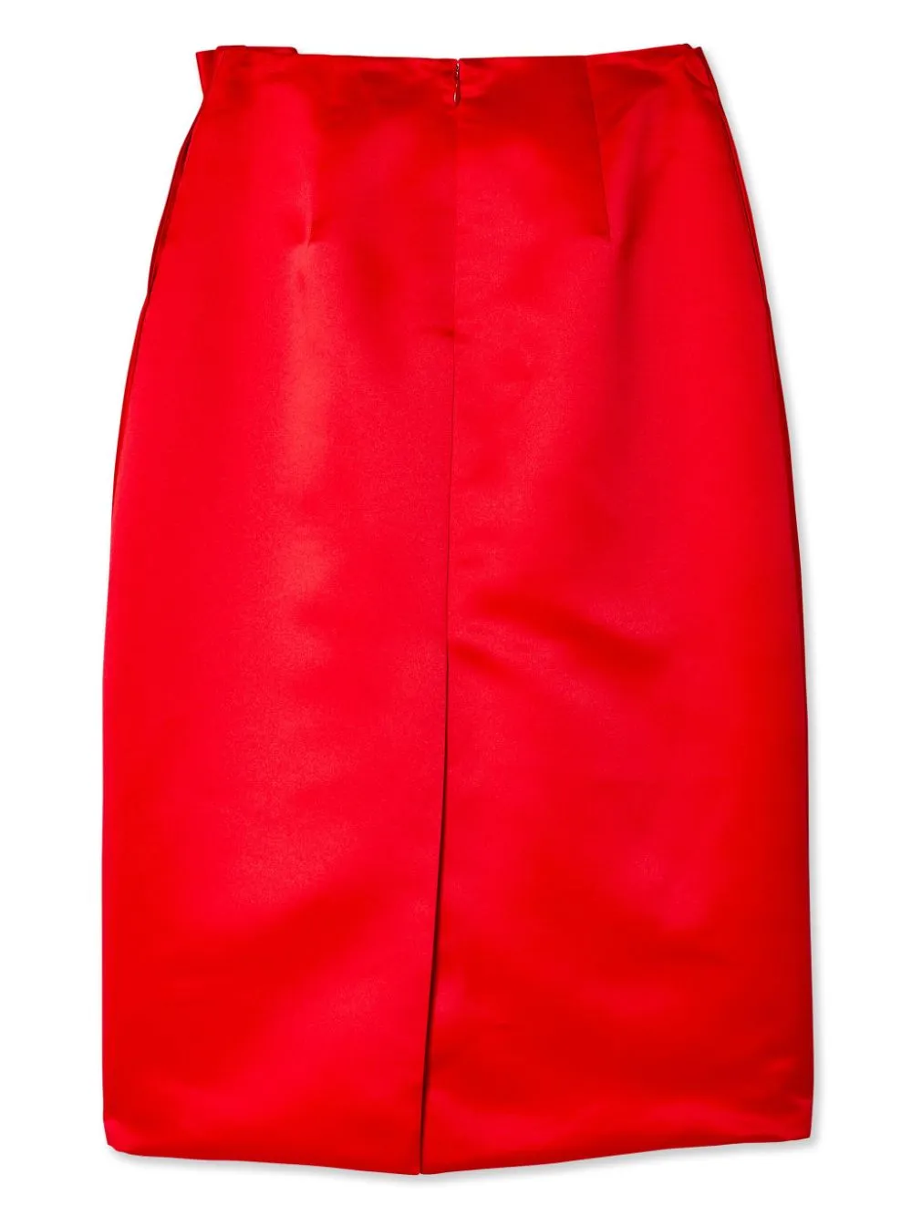 Pleated Waist Pencil Skirt