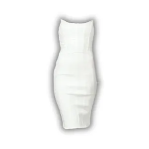 Pre Order:  Pleated Slim Fit Party Bandage Dress