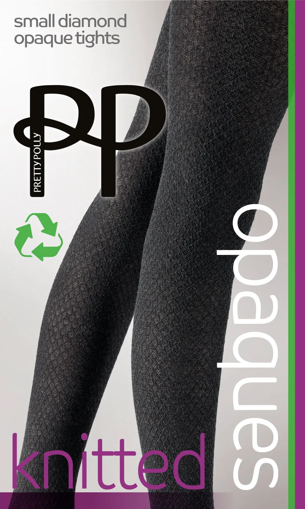 Pretty Polly Small Diamond Knitted Opaque Tights