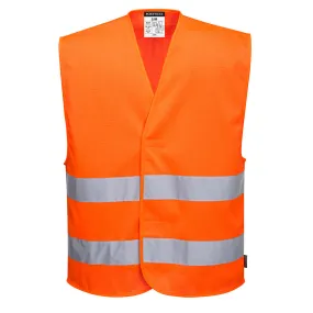 PW C374 - MeshAir Hi-Vis Two Band Vest