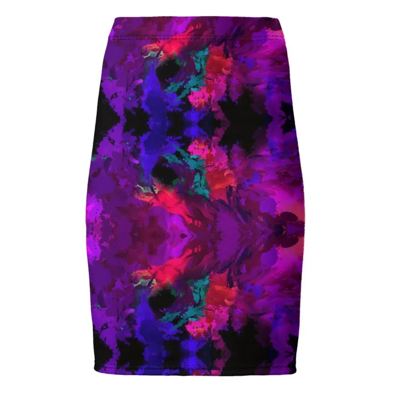 "Chromatic Release" Custom Pencil Skirt