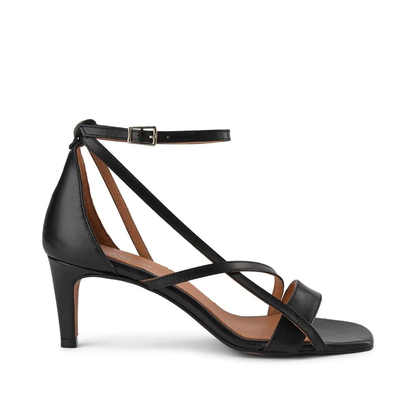 Rosana Strap Sandal - BLACK