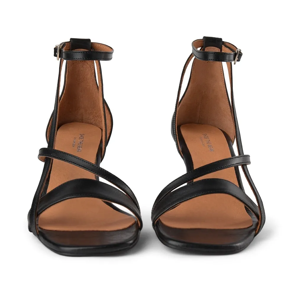 Rosana Strap Sandal - BLACK