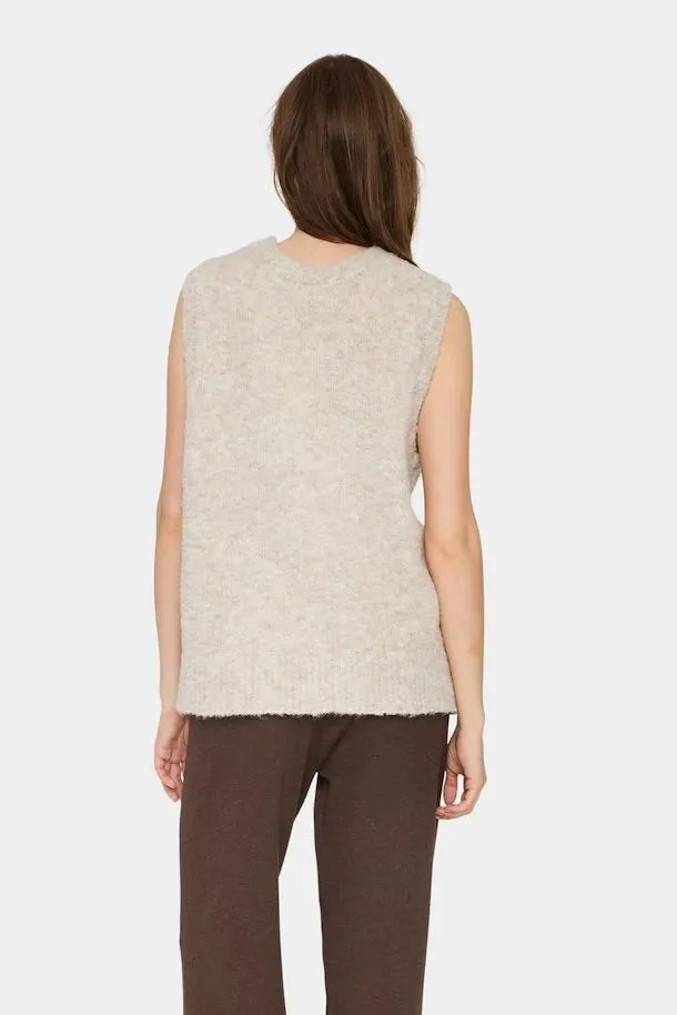 Saint Tropez Gela Knited Tank in Gray Morn