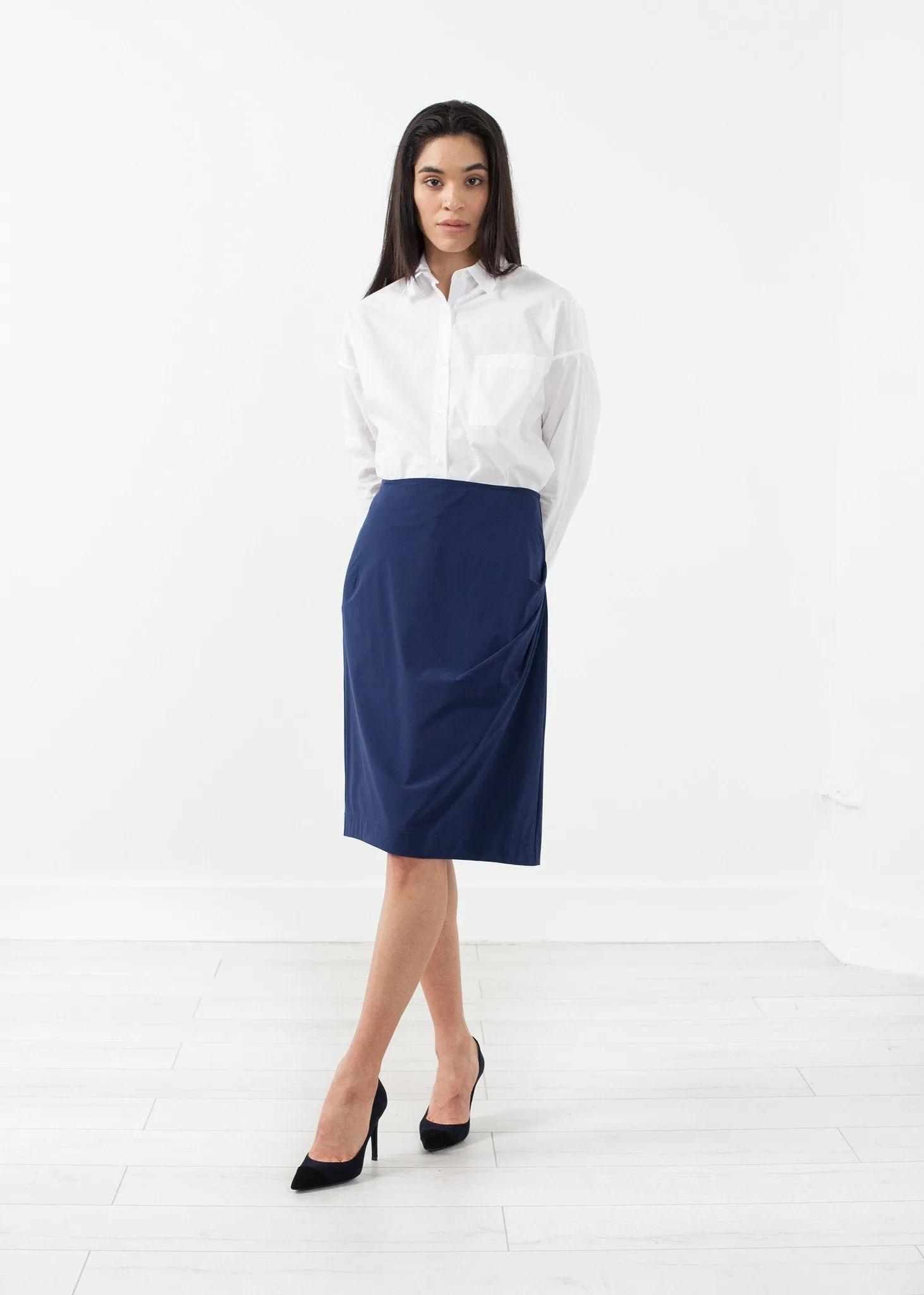 Side Ruche Skirt