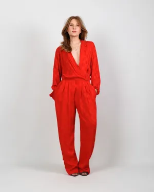 Silk Trouser Jumpsuit