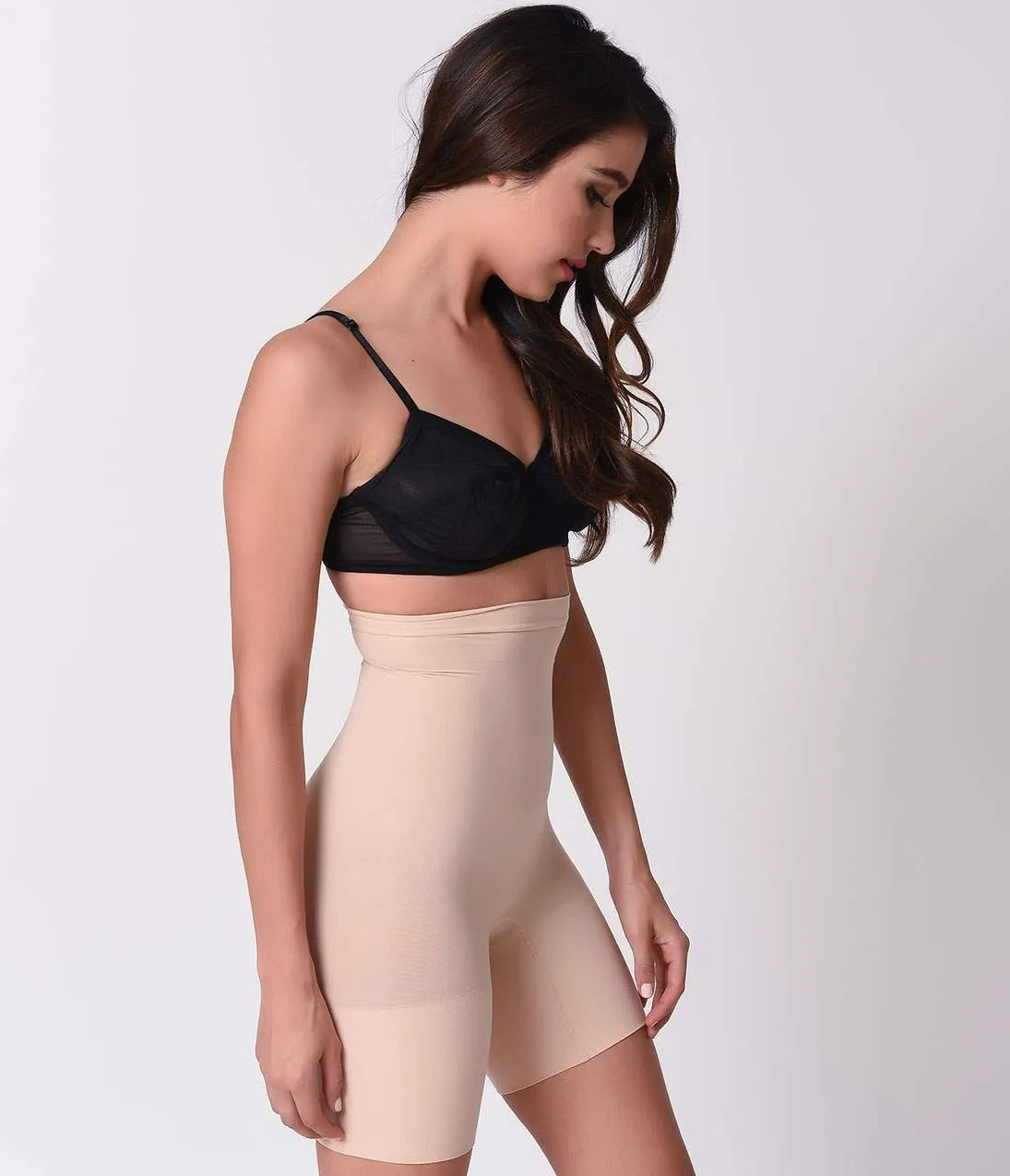 Spanx Nude Higher Power High Waist Shaper Shorts