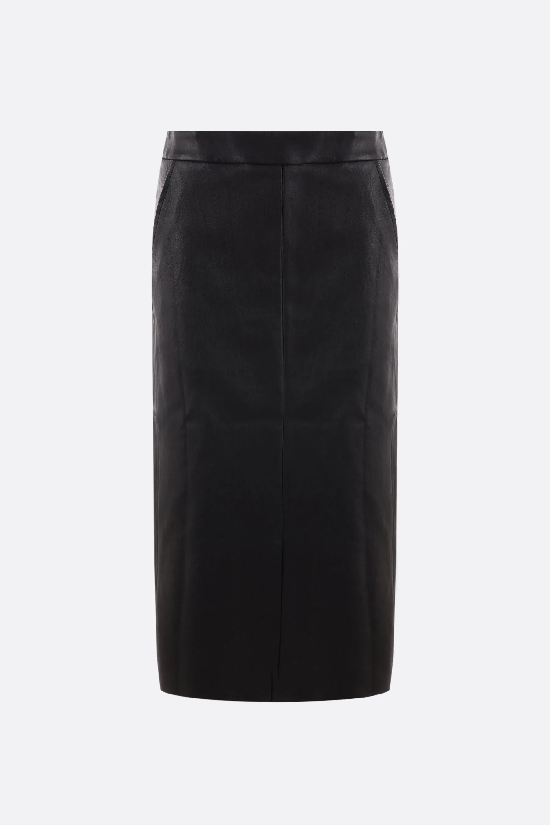 Taylor nappa pencil skirt