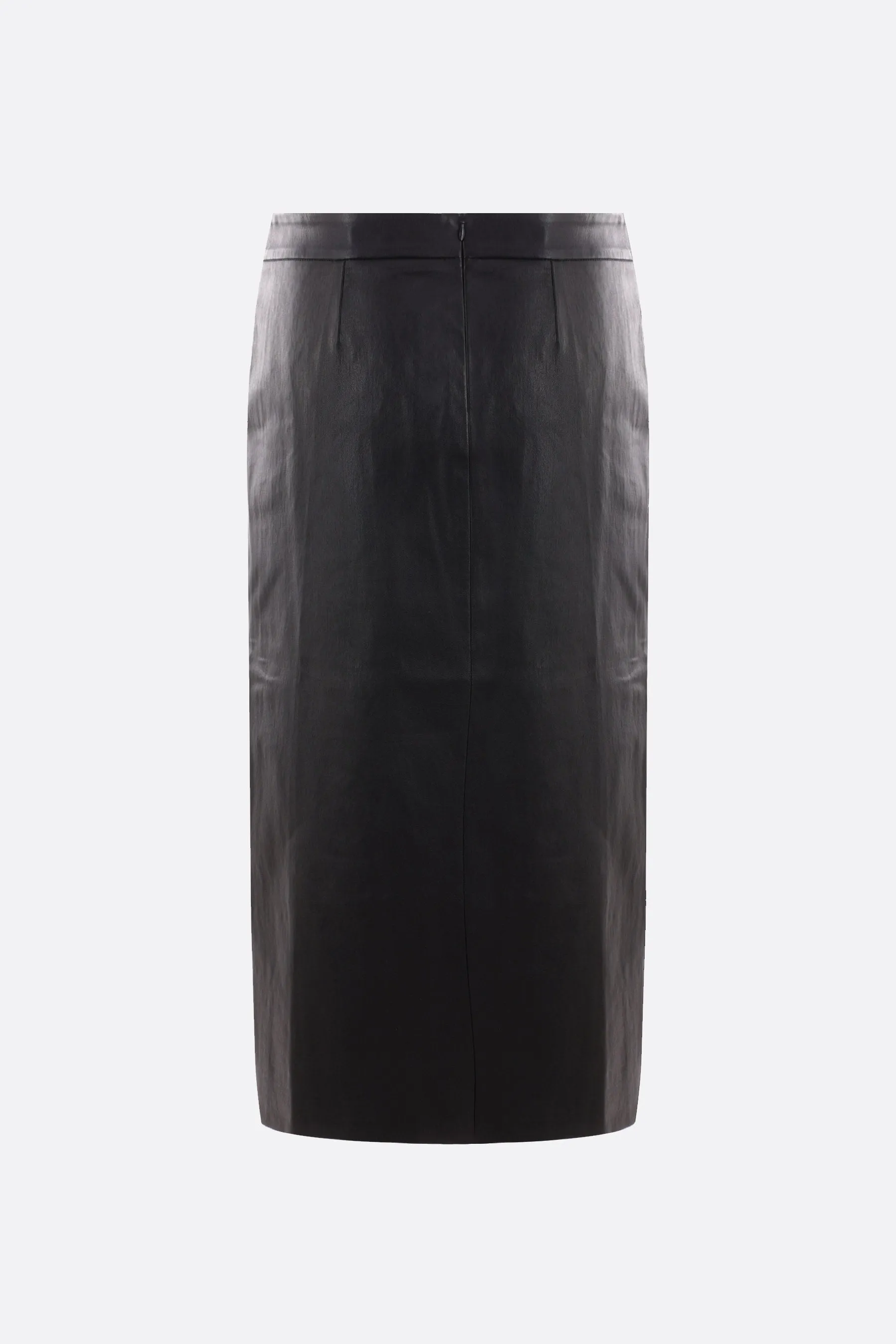 Taylor nappa pencil skirt