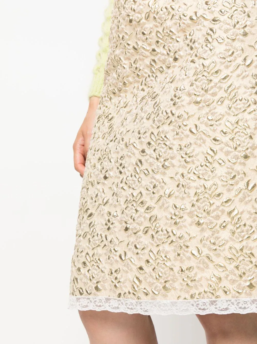 Textured Pencil Skirt