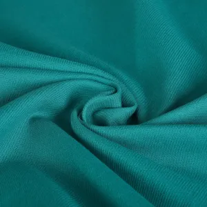 Turquoise Suiting Twill Fabric - 4690