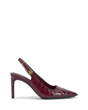 Vince Camuto Women's Brendie Chianti/Glossy Croco M