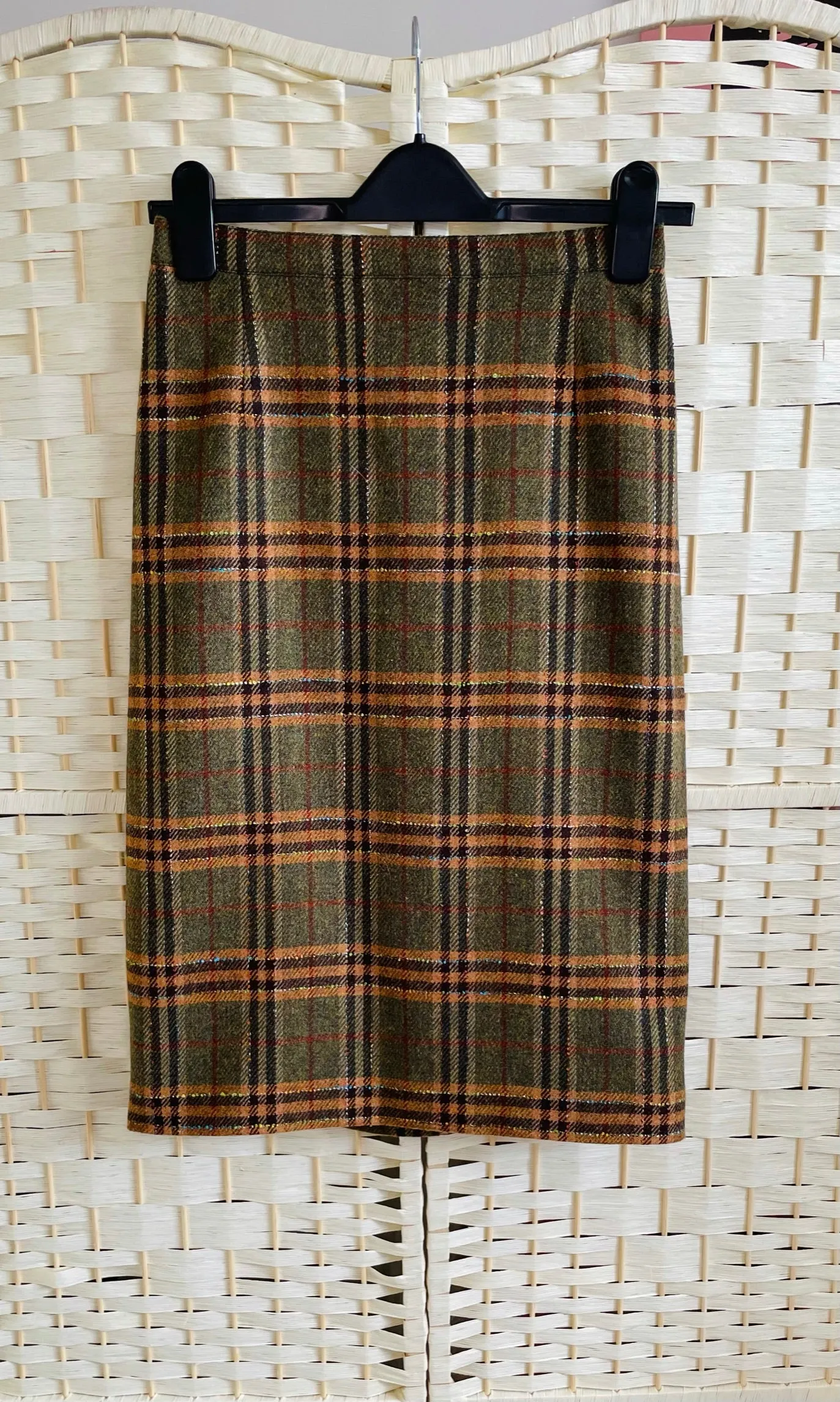 Vintage Woolen Pencil Skirt