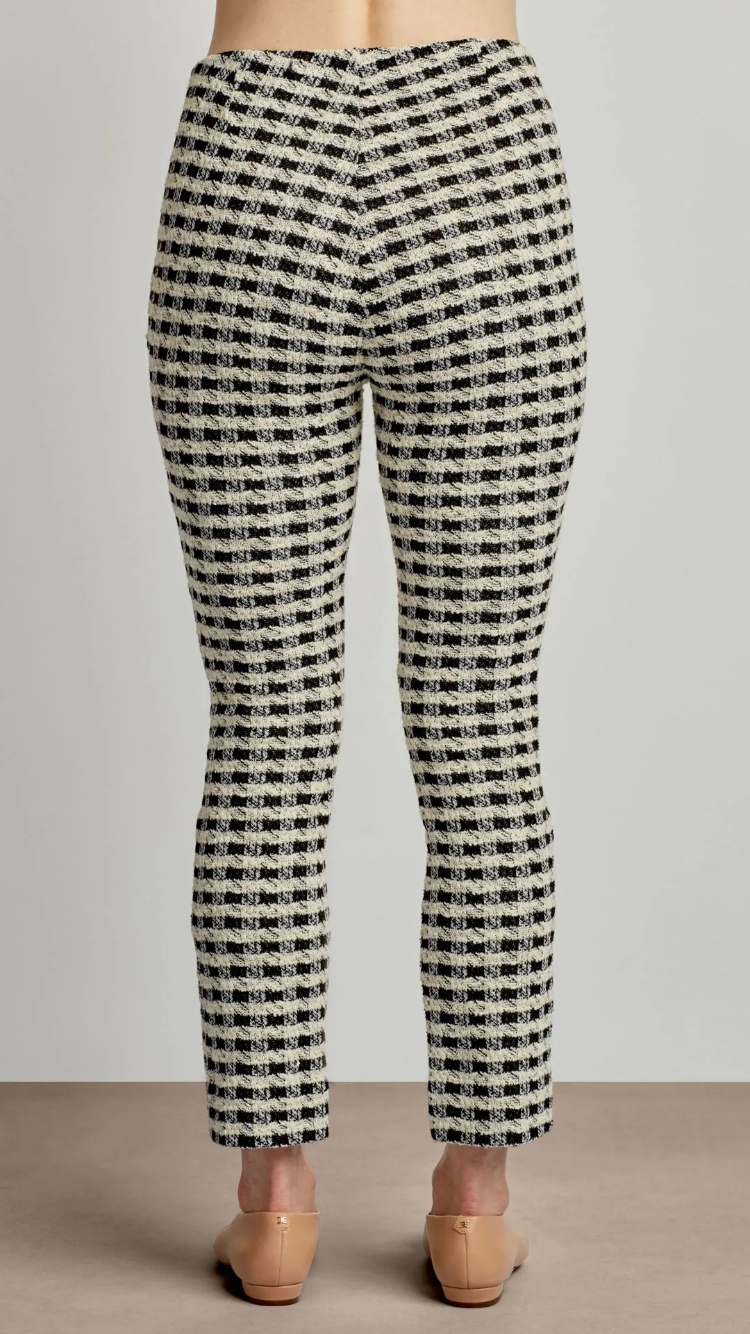 VIOLET HOUNDSTOOTH PANT