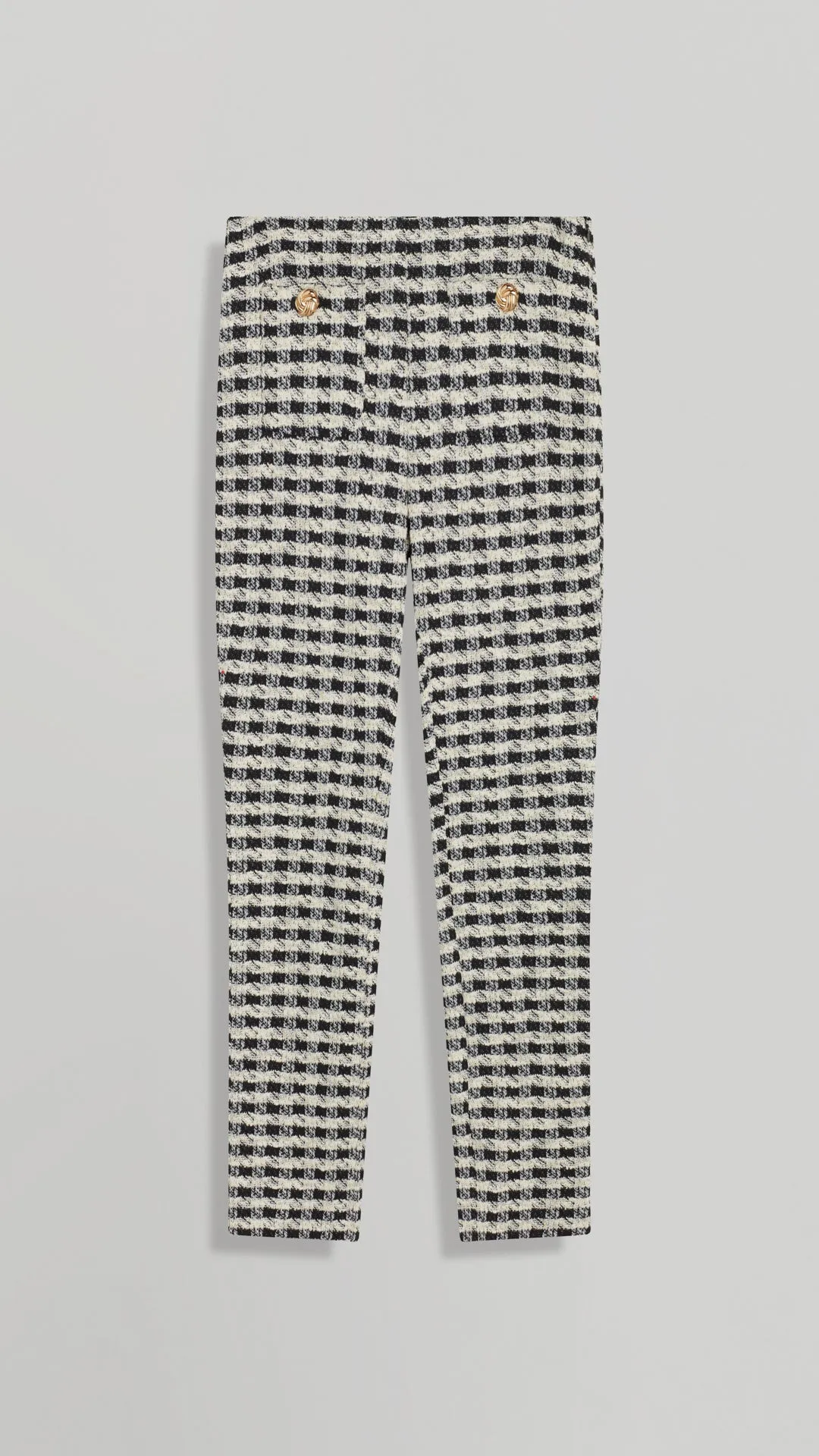 VIOLET HOUNDSTOOTH PANT