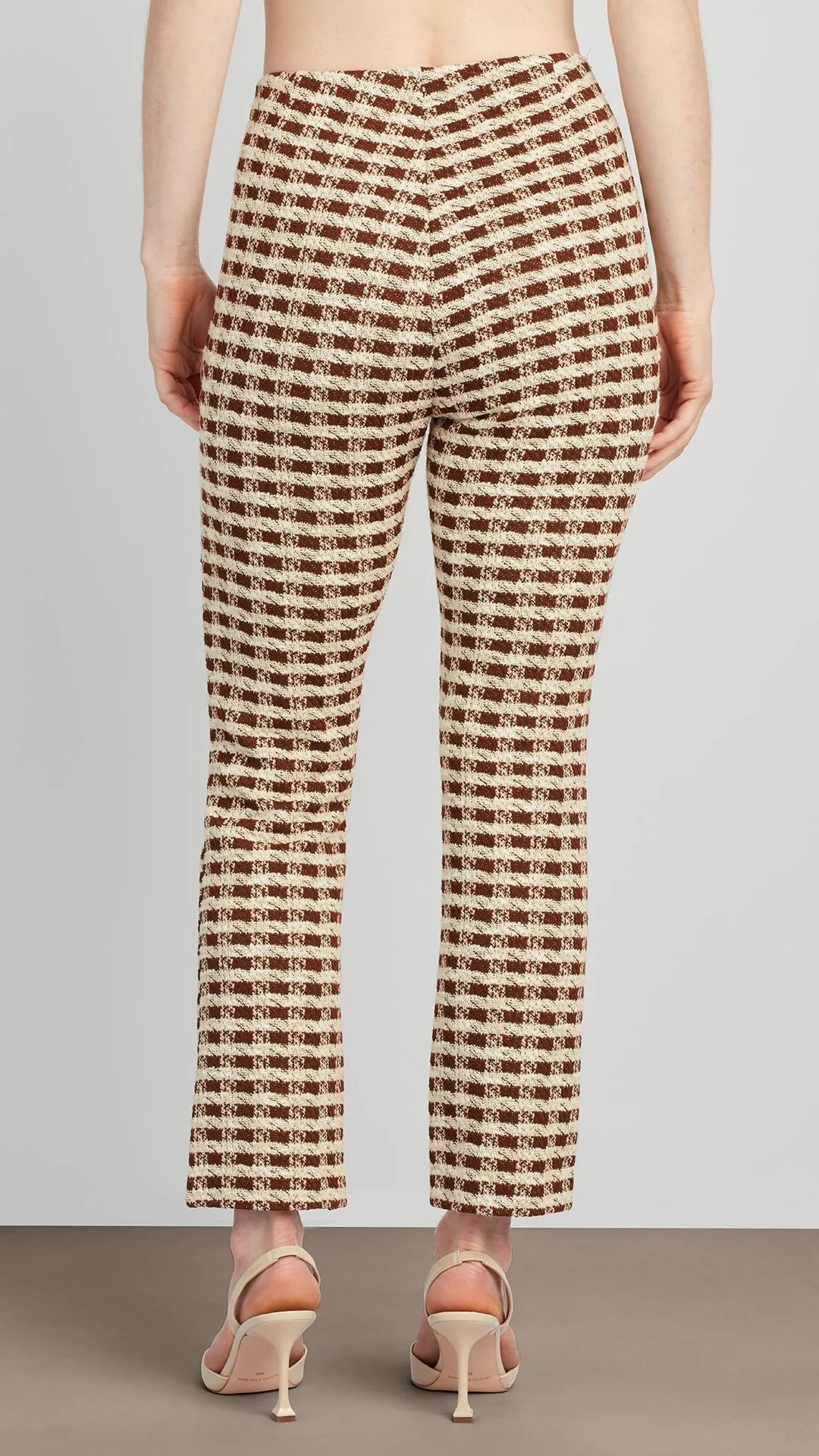 VIOLET HOUNDSTOOTH PANT