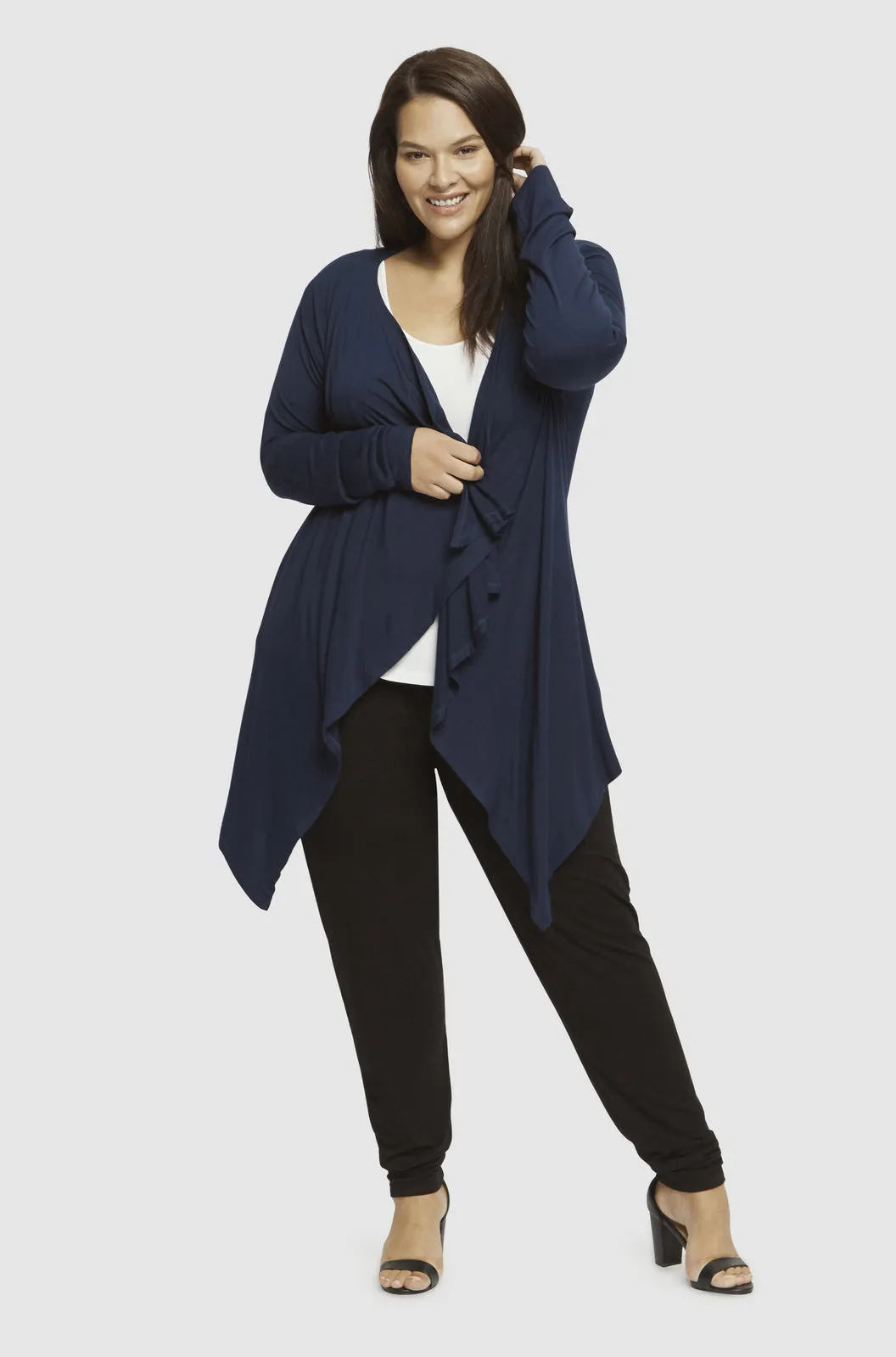 Waterfall Cardigan - Navy