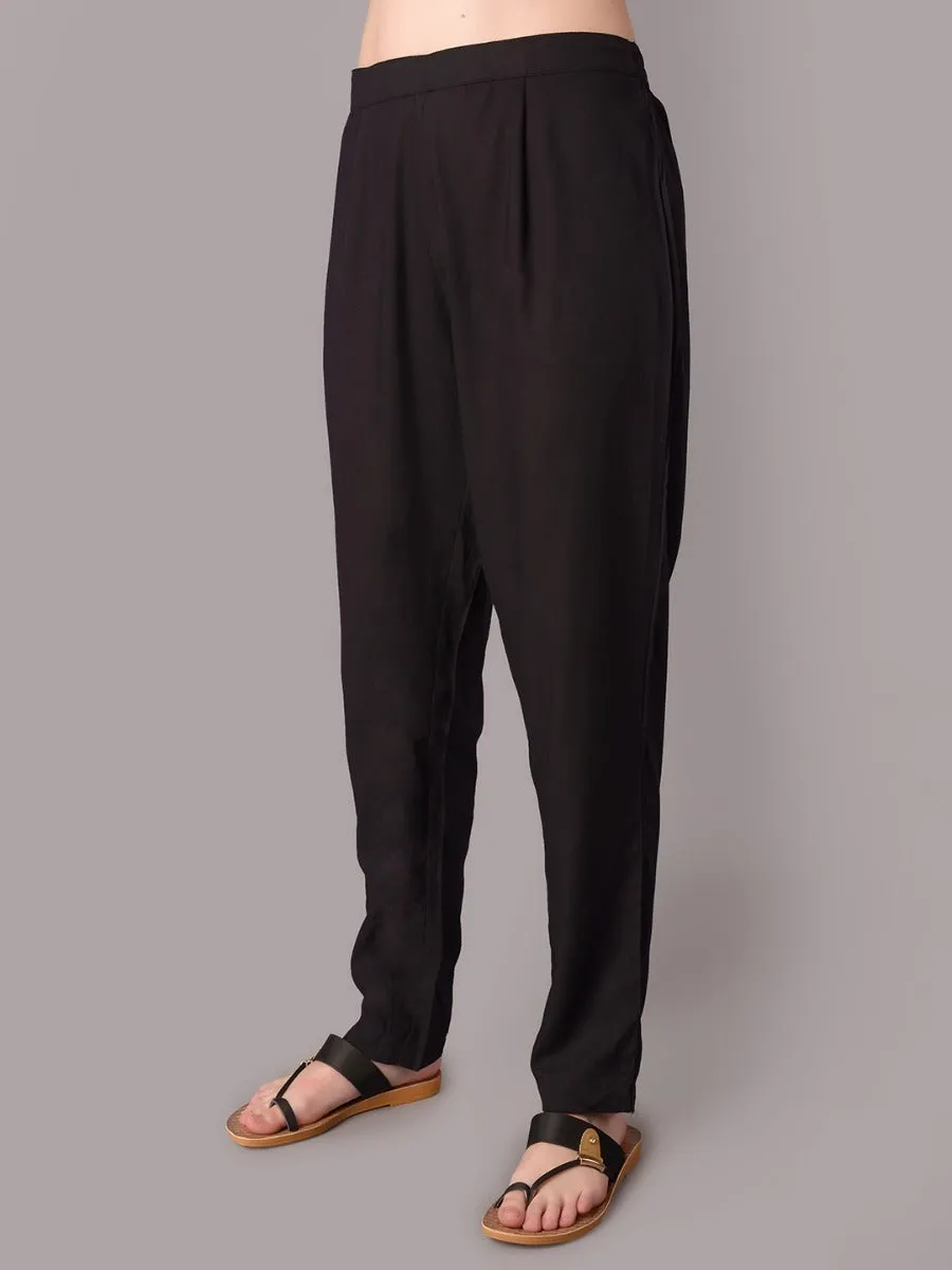 Women Black Kurta With Trouser