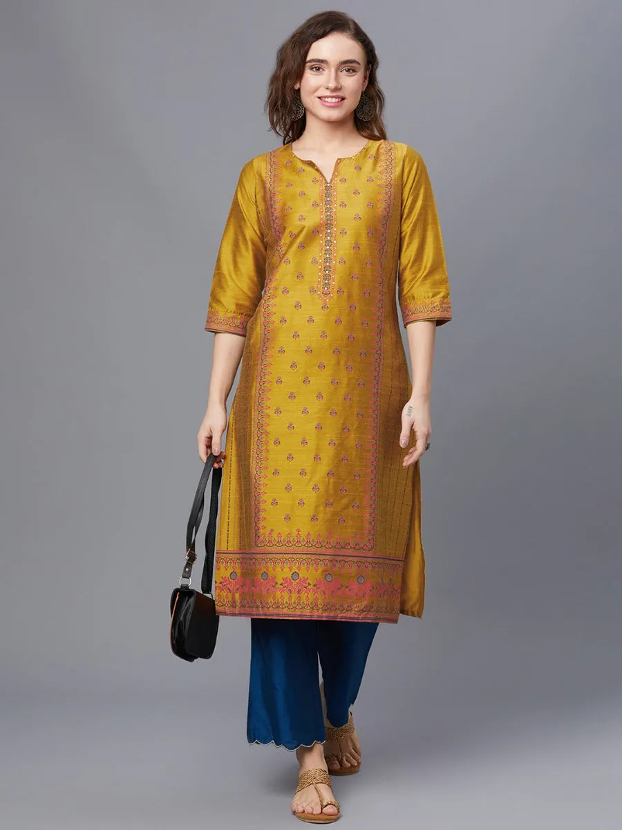 Women Ornamental Print Kurta With Trouser