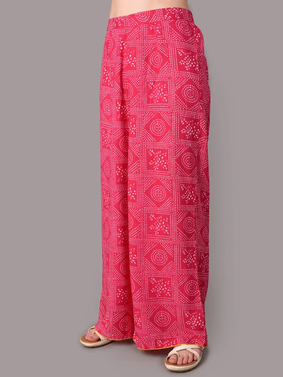 Women Pink Kurta Trouser With Jacket