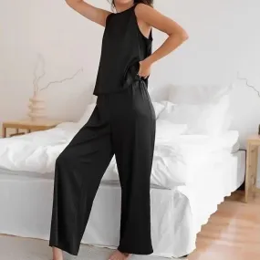 Women's Fashion Minimalist Vest Trousers Pajama Set