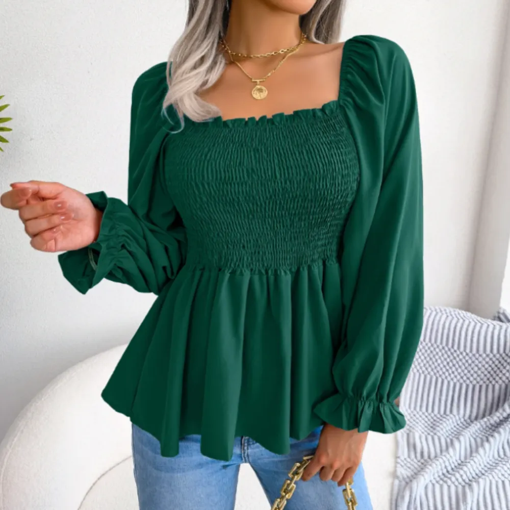 Womens Loose Fit Chiffon Blouse