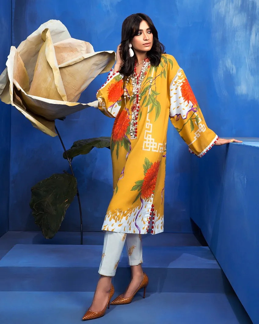 Zaha by Khadijah Shah – 2pc Lawn Collection – Oriel (ZL-06B)