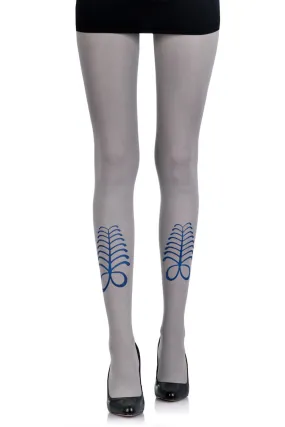 ZOHARA RIBBON Grey Tights